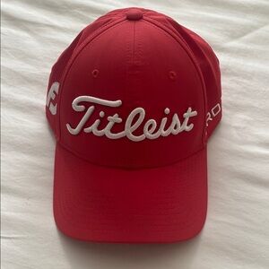 Titleist Bold Red Cap